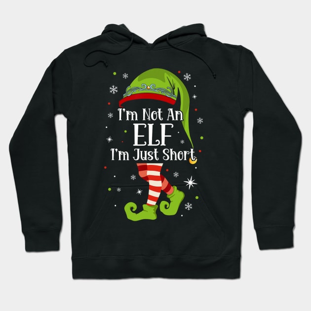 I'm Not An Elf Im Just Short Funny Christmas Matching Family Hoodie by rivkazachariah